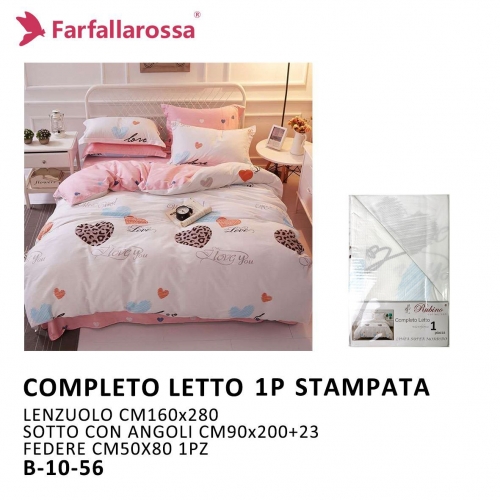 LENZUOLE COMP STAMPATA 1 PS 9#