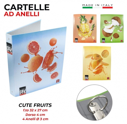 CART.AD ANELLI CUTE FRUITS F.TO 27*32CM
