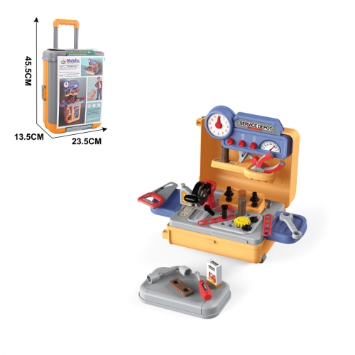 PLAY HOUSE 4 SIN 1 VALIGIA TROLLEY PER ATTREZZI