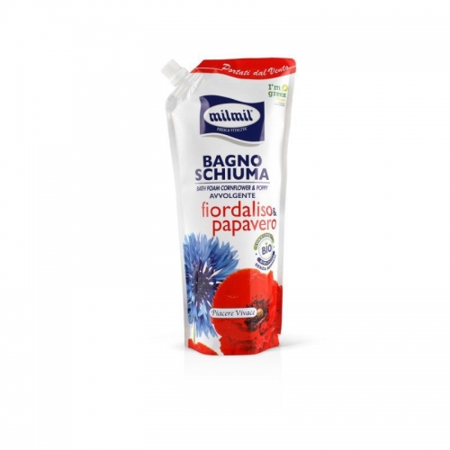 MILMIL BAGNO BUSTA FIORDALISO PAPAVERO 750ML