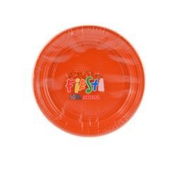 ARISTEA PIATTI FRUTTA PLASTICA 50PZ ARANCIONE