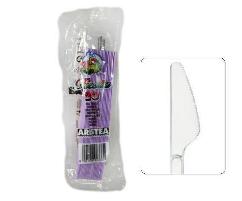 ARISTEA COLTELLI PLAS 20PZ LILLA