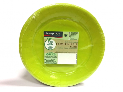 LE NAPPAGE PIATTI CARTA 18CM 20PZ VERDE