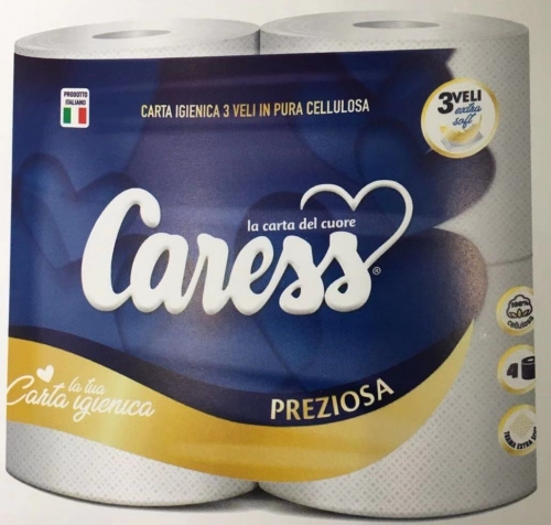 CARESS CARTA IGIENICA PREZIOSA 3V 4R