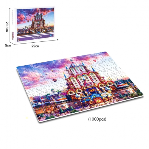 PUZZLE CASTILLO DE CUENTO DE HADAS ROMPECABEZAS 1000 PEZZI