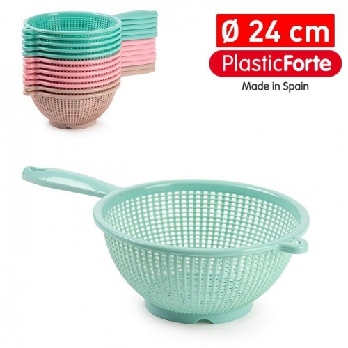 SCOLAPASTA CON MANICO 24CM SURT VRM