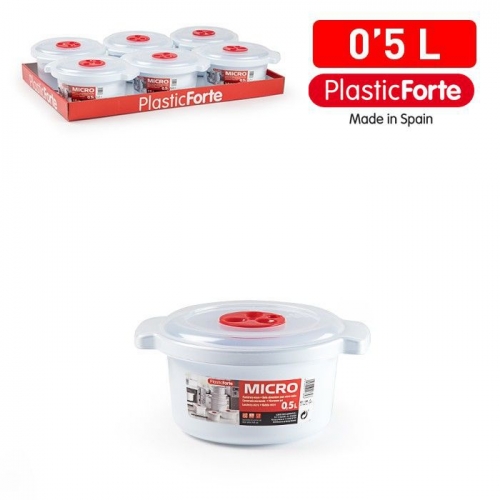 CASSERUOLA MICROONDE ROTONDE #1