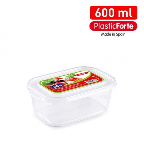 CONTENITORE RETTANGOLARE BASIC 600ML