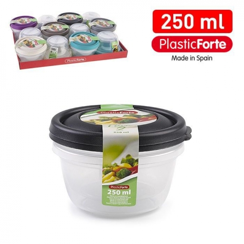 SET 2 CONTENITORI PER FRIGO ROTONDI 250ML GAMMA