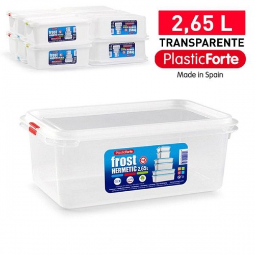 CONTENITORE TRASPARENTE FROST N.4 RET. ALTO 2.65L