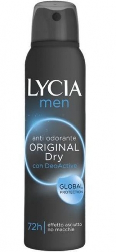 LYCIA DEO SPRAY MEN ORIGINAL DRY 150ML
