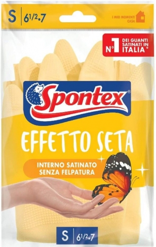SPONTEX GUANTI EFFETTO SETA S M L
