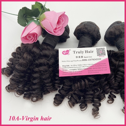 100% Virgin hair 10A quality hair Jerry curl 1 pc