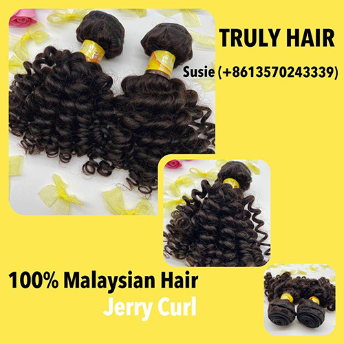 10A 100% Malaysian hair jerry curl 1 pc