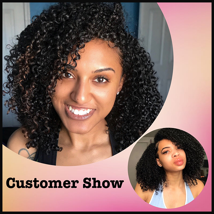 10A 100 indian hair Jerry curl 1 pc