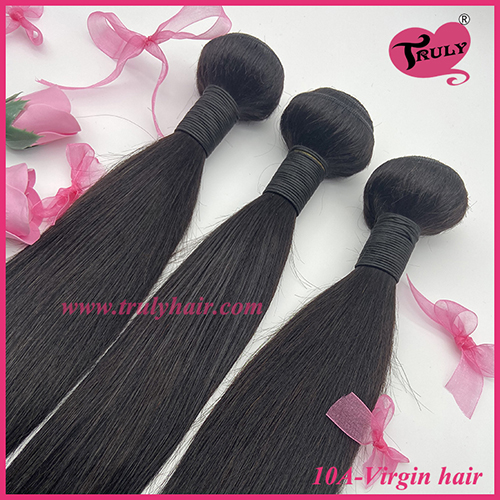 100% Virgin hair 10A quality hair natural straight 1 pc