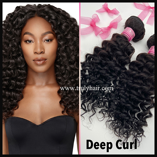 10A 100% indian hair deep curl 1 pc