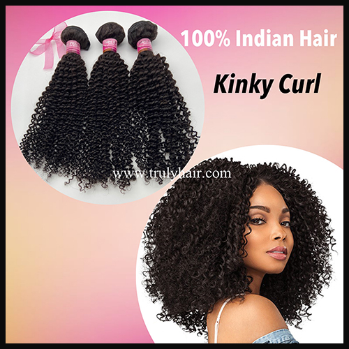 10A 100% indian hair kinky curl 1 pc