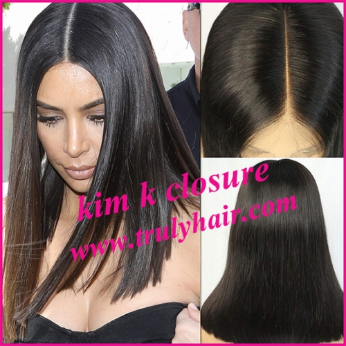 Kim closure Kim kardashian closure 2X6 closure natural straight