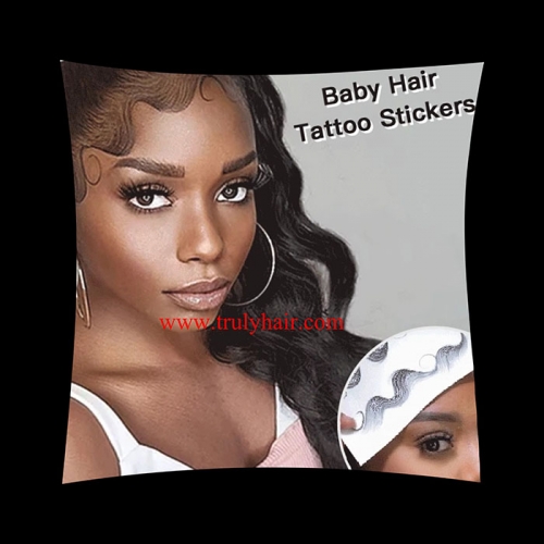 Baby hair tatoo stickers