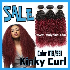 1B/99J Kinky curl hair