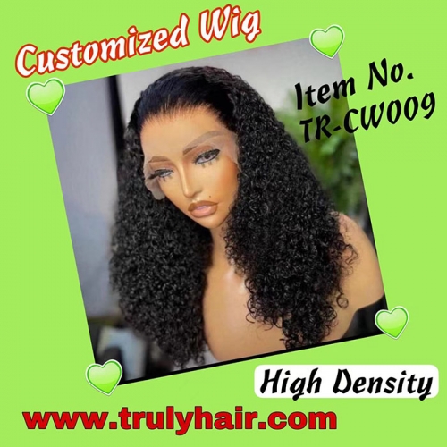High density 22inches customized lace wig CW009