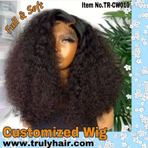 Cutomized 13X4 lace front wig 22inches CW010