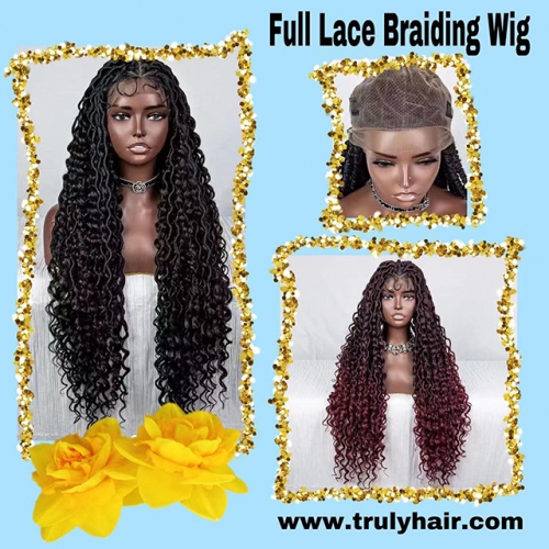 Full Lace Wig Synthetic Braiding Wig