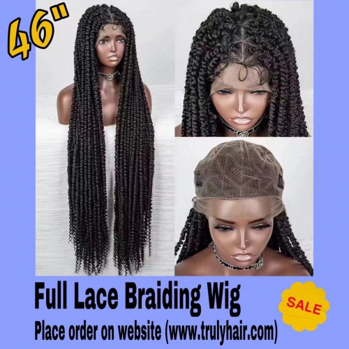 Full Lace Wig Braiding Wig