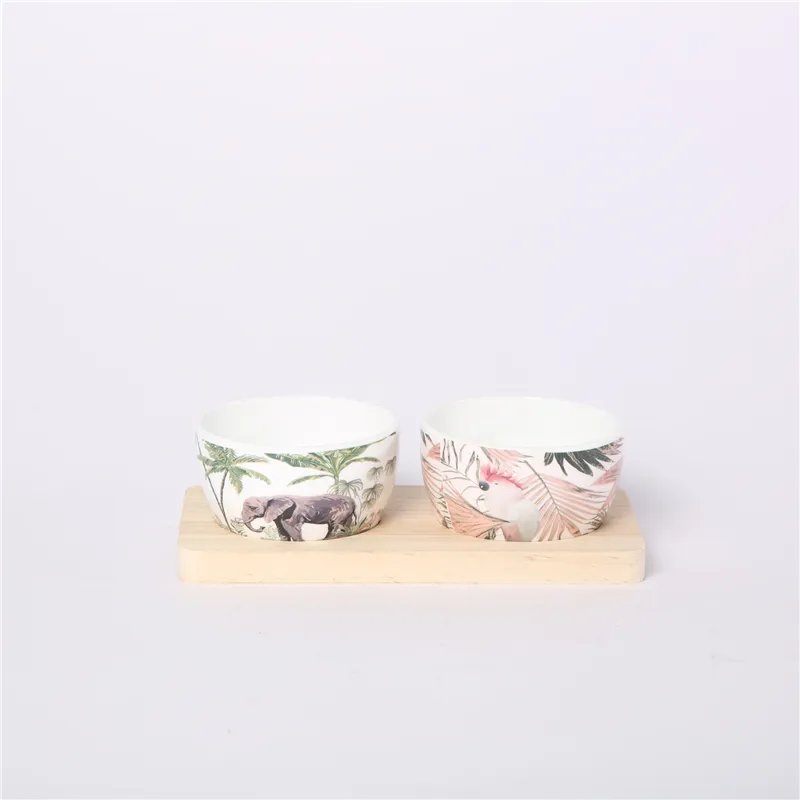 DESCRIPTION:
  2PCS D9X5CM DECAL CERAMIC CUP W/21X10CM BAMBOO BASE  COLOR   2 ASS.