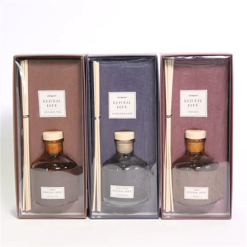 DESCRIPTION:
  D6.7X9.5CMH 100ML GLASS DIFFUSER WITH ROPE DECO  COLOR/SCENT  1)GREY/POMEGRANATE； 2)BROWN/SEYLON TEA；3)LT.BROWN/WOODS