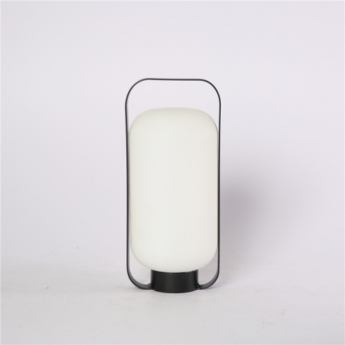 DESCRIPTION:
  D12X26CM  TABLE LAMP WITH HANDLE  COLOR  BLACK