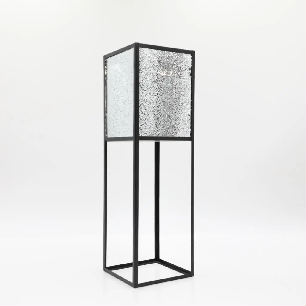 12X12X40CMH ELETRIC GLASS CANDLE HOLDER