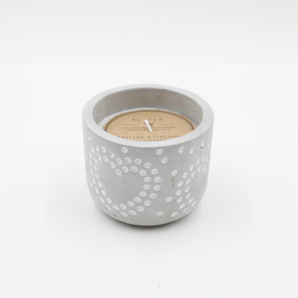 D12X10CMH CEMENT SCENTED CANDLE