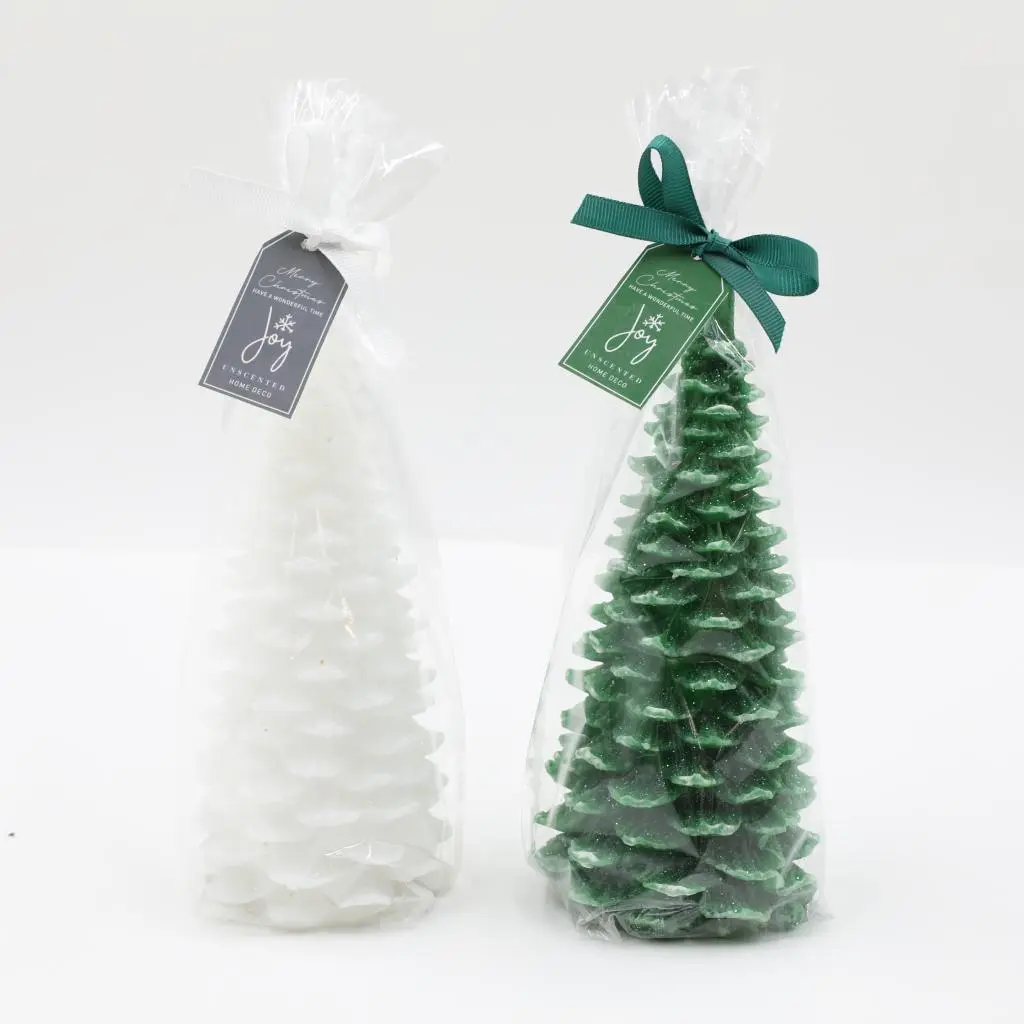 D8.5X19CMH CHRISTMAS TREE CANDLE