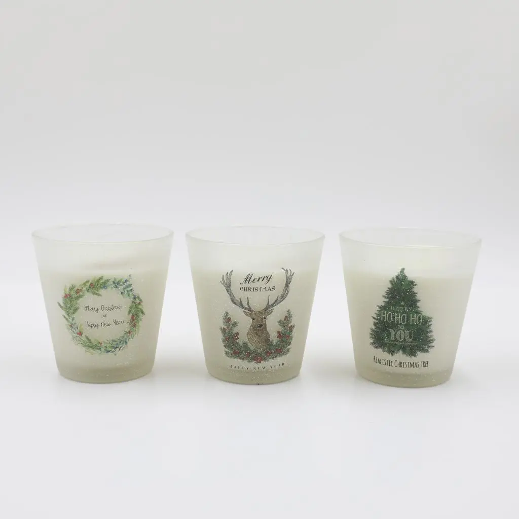 D11X11CMH FROSTED CANDLE