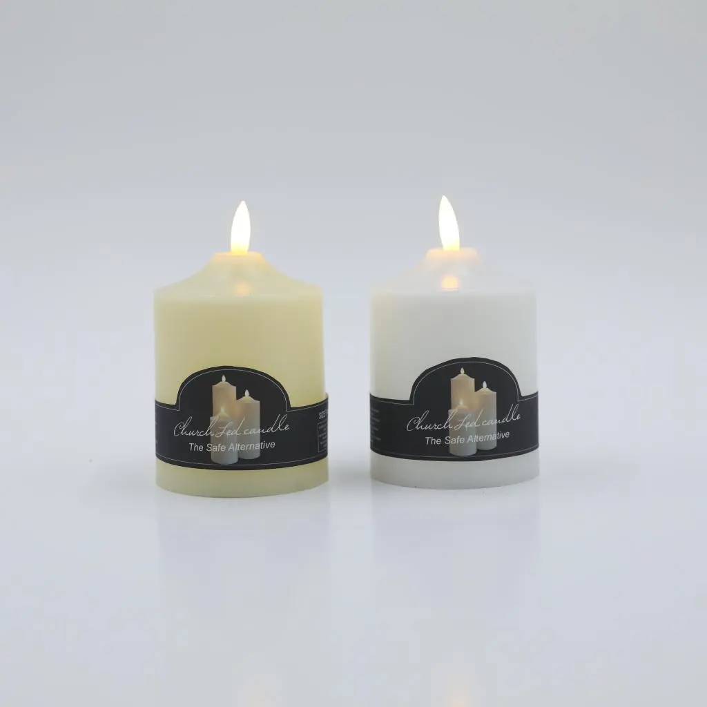 D7.5X12CMH DC PLASTIC LED CANDLE