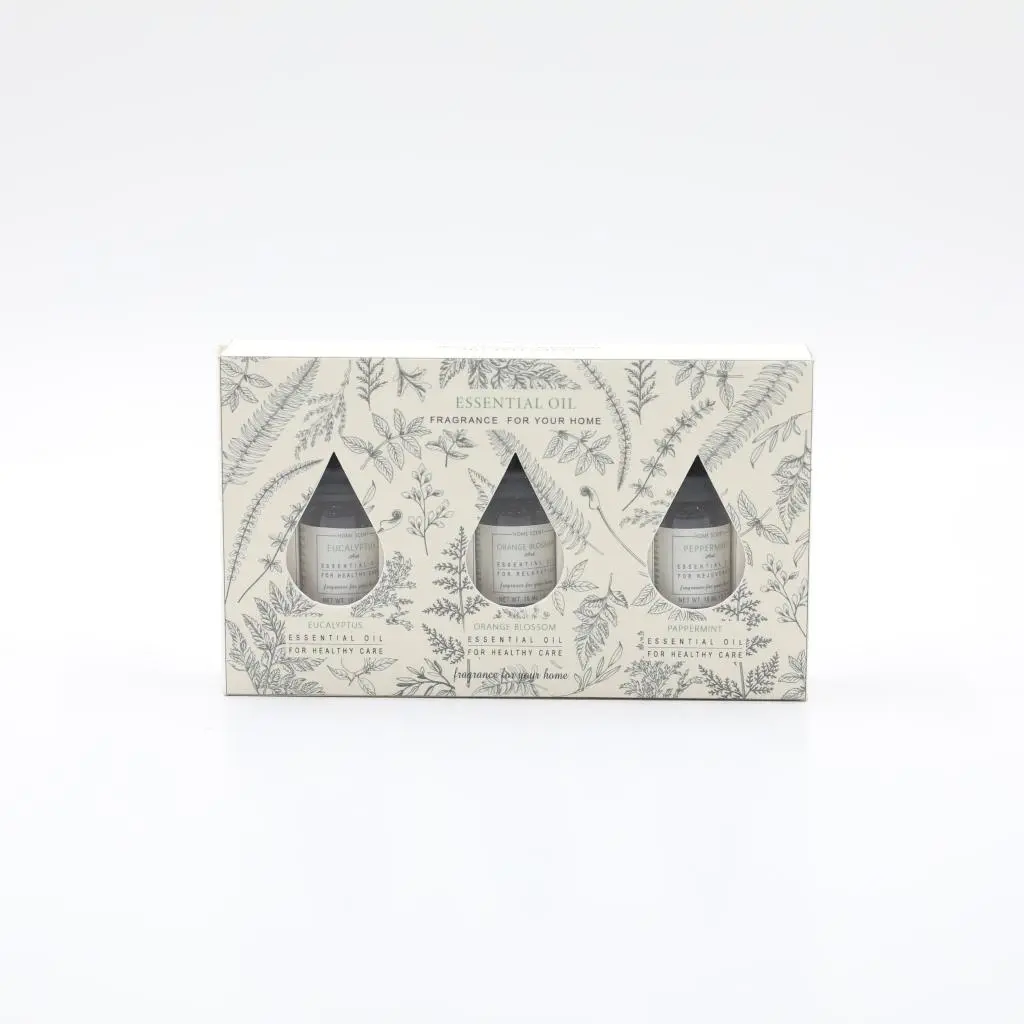S/3 D2.8X6.8CMH 15ML ESSENTIAL OIL SET