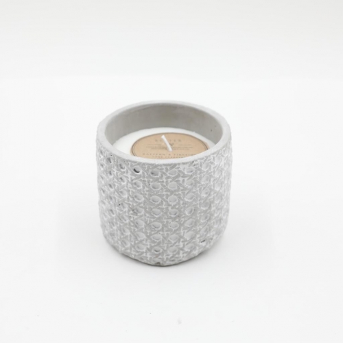 D11.5X10CMH CEMENT SCENTED CANDLE