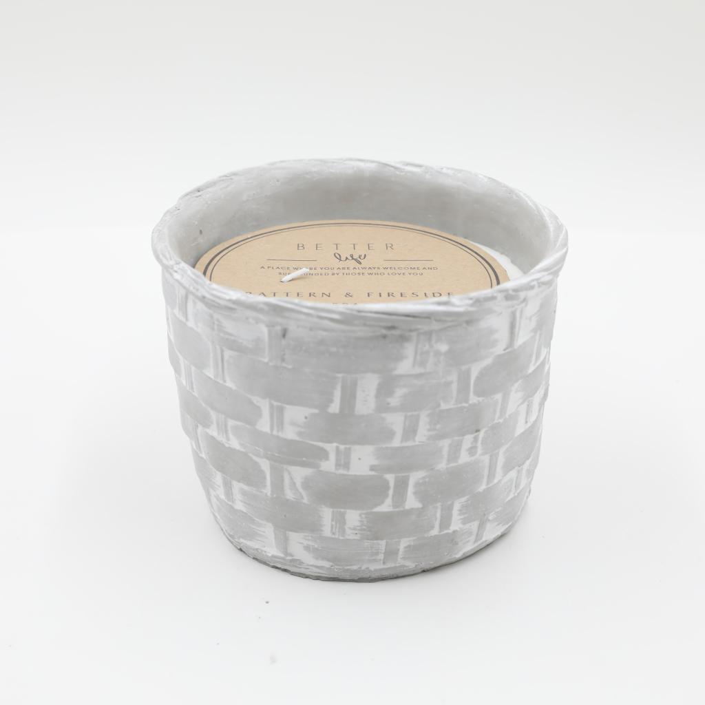 D19X14CMH CEMENT SCENTED CANDLE