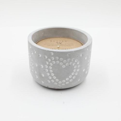 D15X11CMH CEMENT SCENTED CANDLE