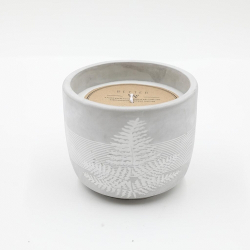 D14X12CMH CEMENT SCENTED CANDLE