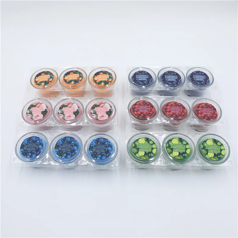 S/3 D7X5.5CMH SCENTED GLASS CANDLE