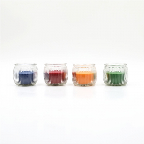 D6.7X6.3CMH SCENTED GLASS CANDLE