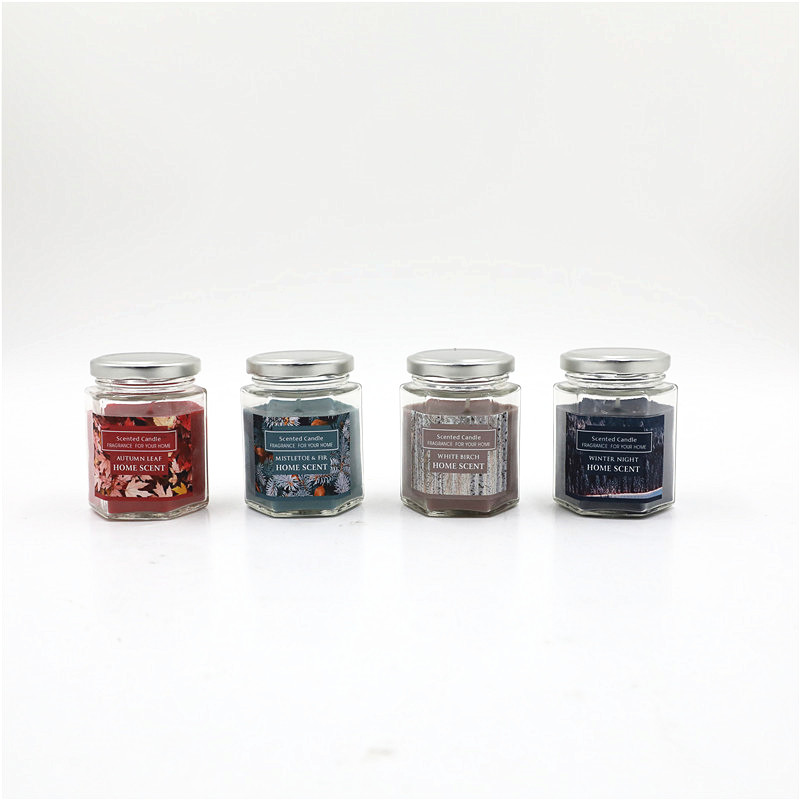 D7X8.5CMH SCENTED GLASS CANDLE