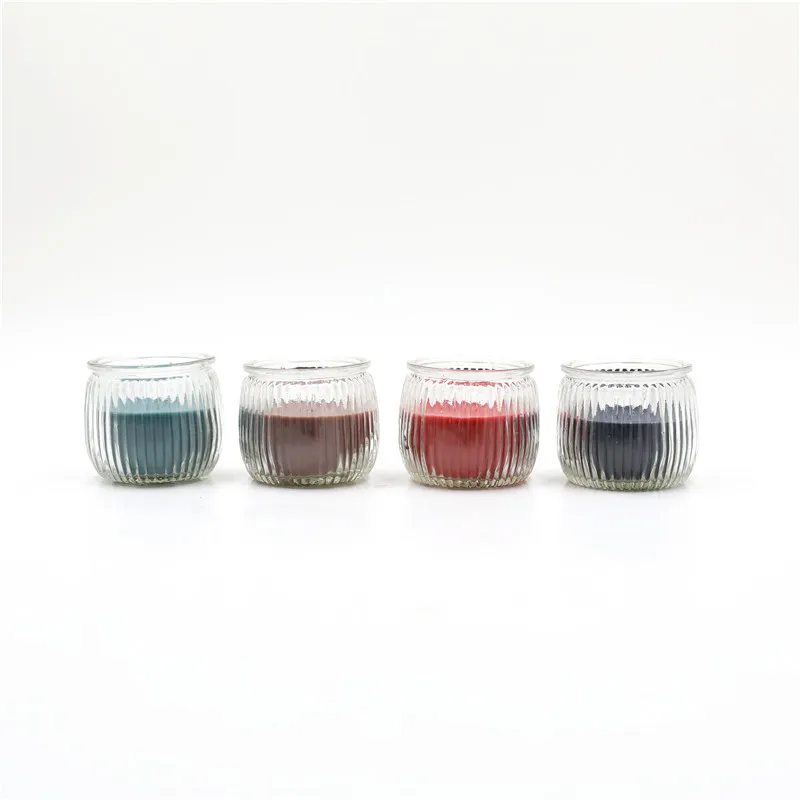 D6.7X6.3CMH SCENTED GLASS CANDLE