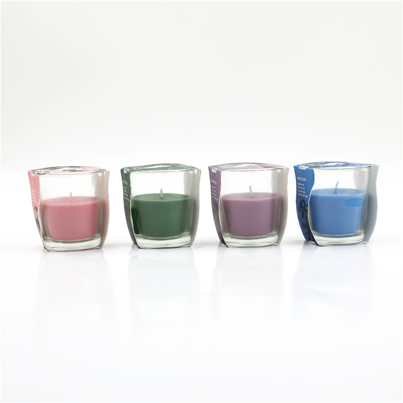 D7.3X8CMH SCENTED GLASS CANDLE