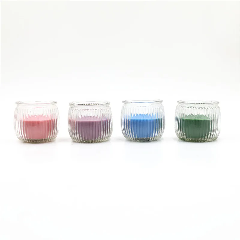 D6.7X6.3CMH SCENTED GLASS CANDLE