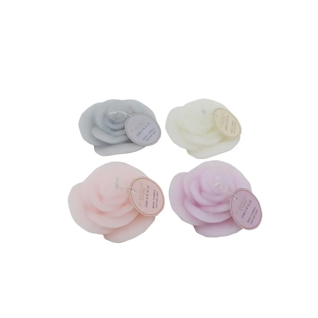 D9.7X4CMH FLOWER CANDLE