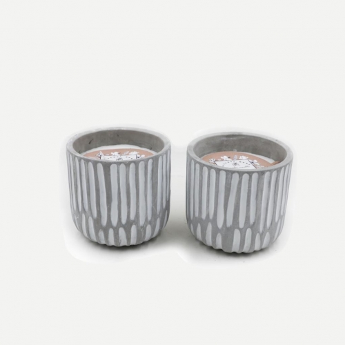 D14.5D14CMH CEMENT SCENTED CANDLE